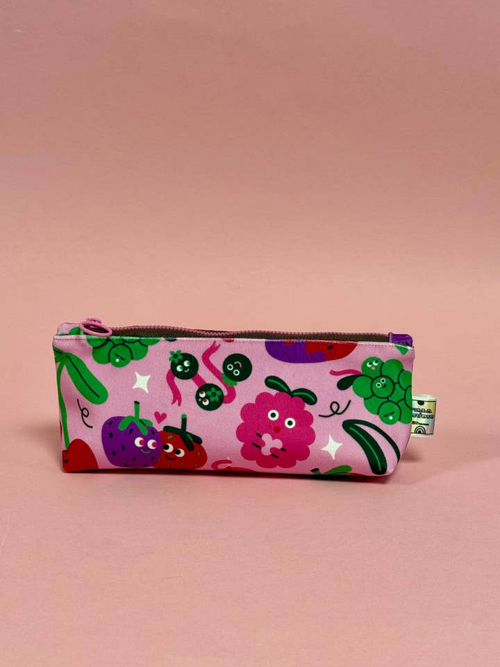 Slim Velvet Makeup & Pencil Case - Artist Edition Valentine’s Gift for wholesale by Yolla.studio