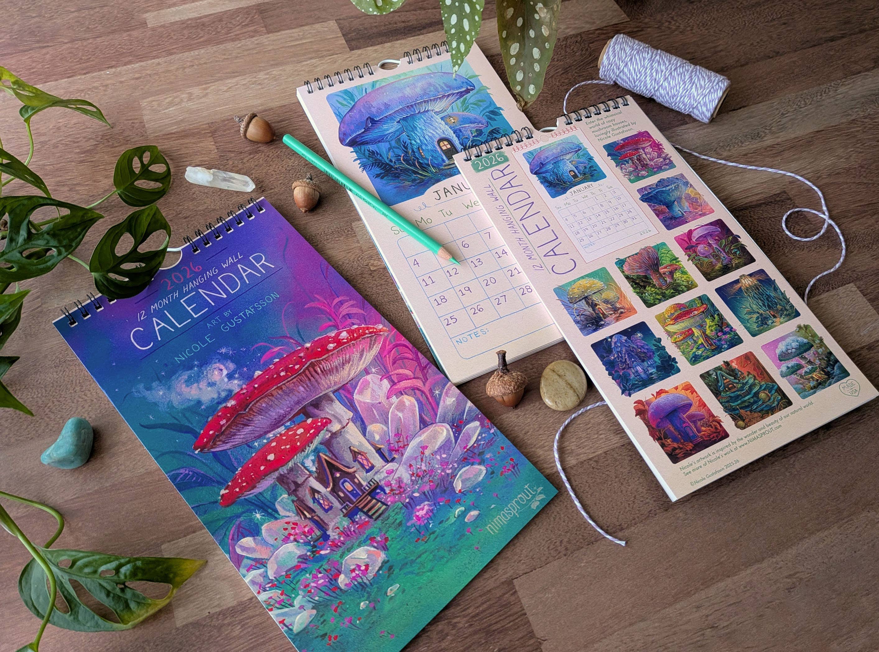 Nimasprout - Wholesale Calendar - 2026 Mushroom House - Calendar5
