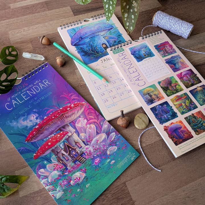 Nimasprout - Wholesale Calendar - 2026 Mushroom House - Calendar5