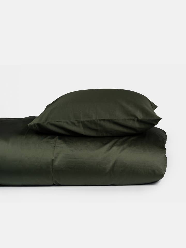 Duvet Cover Set Forest Green for wholesale by Read The Label