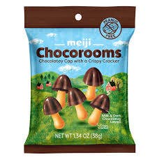 Long Island Candy Factory - Wholesale Chocolate Covered Sweets - Meiji Chocorooms 8 Ct 1.34 Oz Box Special Edition