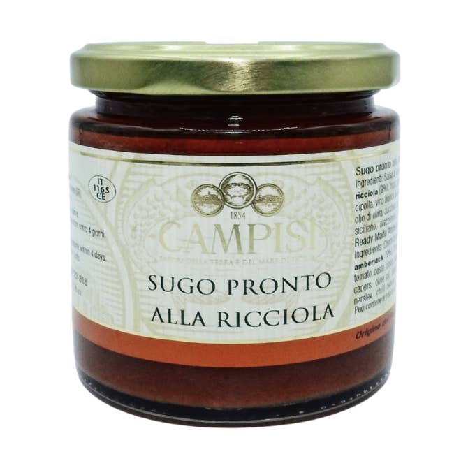 Emporio Sicilia – wholesale Pasta sauce – Sicilian Ricciola Ready Sauce - Campisi0