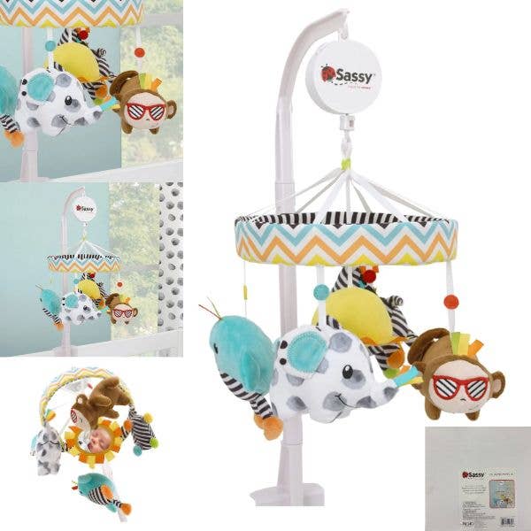 St. Louis Wholesale LLC - Wholesale Baby Mobile - Sassy Musical Mobile - The Lullaby - Universal Fit For Most