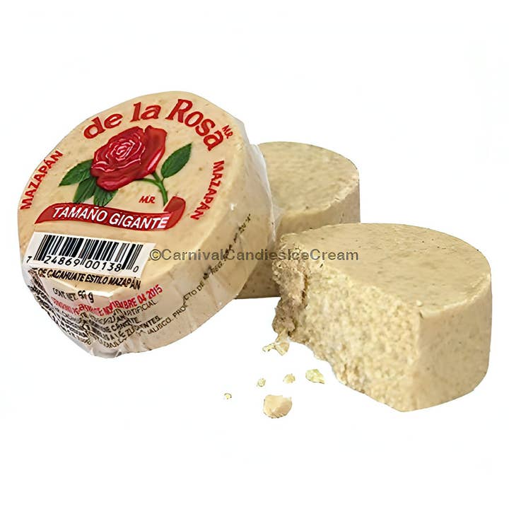 Carnival Candies & Ice Cream Inc. - Wholesale Gummy - De La Rosa Mazapan Giant Peanut Mexican Candy (20 Count)1