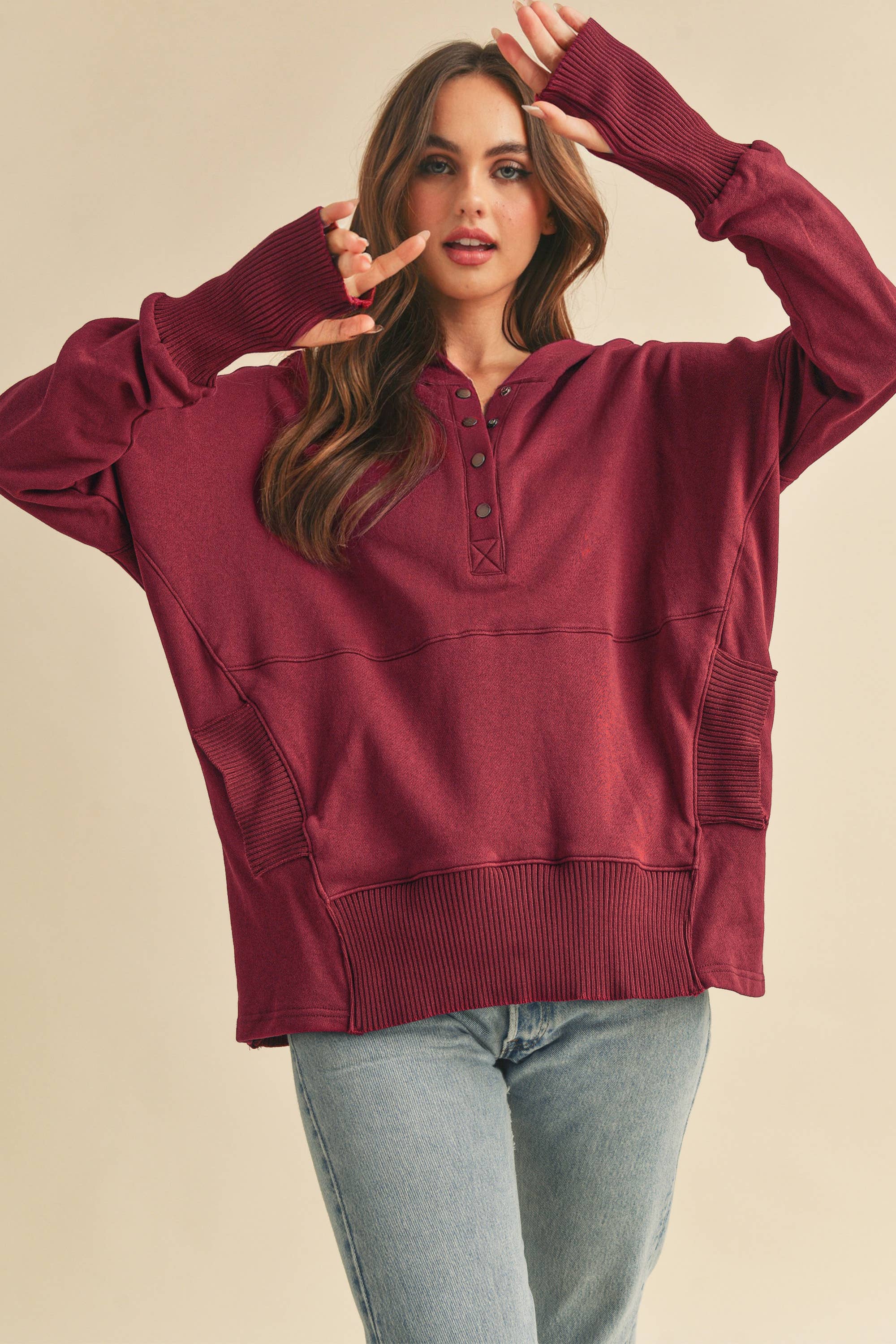 AEMI + CO - Wholesale Sweatshirt - Women's - *SMALL ONLY* 532AK Vivi Pullover40