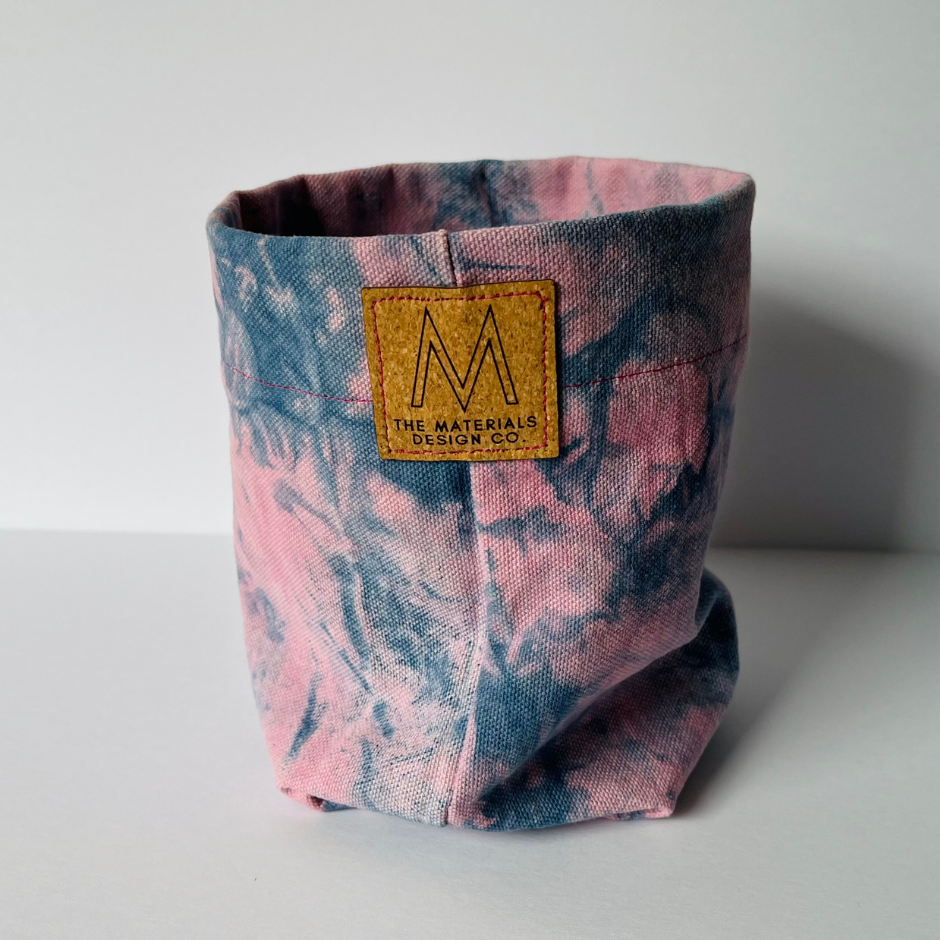 The Materials Design Co. - Wholesale Plant Pot - Canvas Planter - Rose - Fabric Storage Basket2