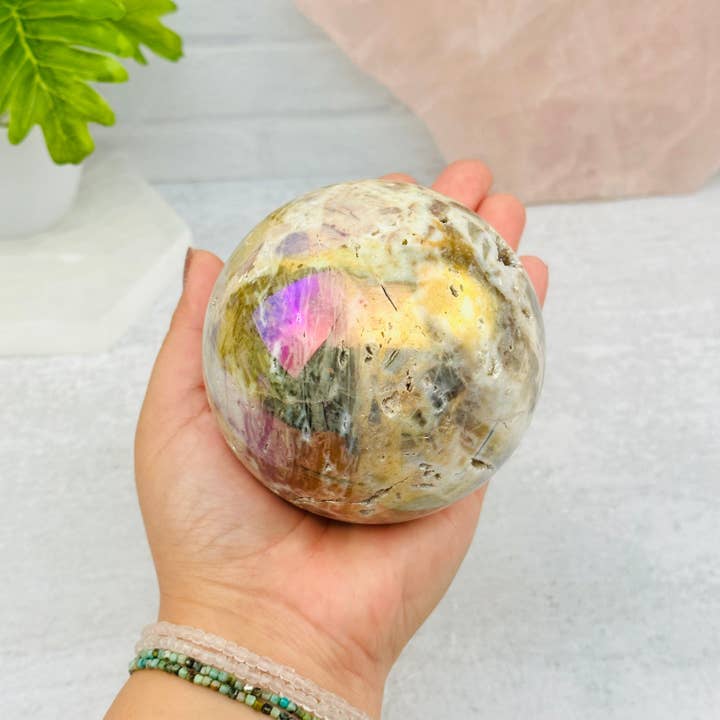 Rock Paradise - Wholesale Spiritual Stone/Crystal - Angel Aura Sphalerite Sphere - Crystal Ball - By Weight -5