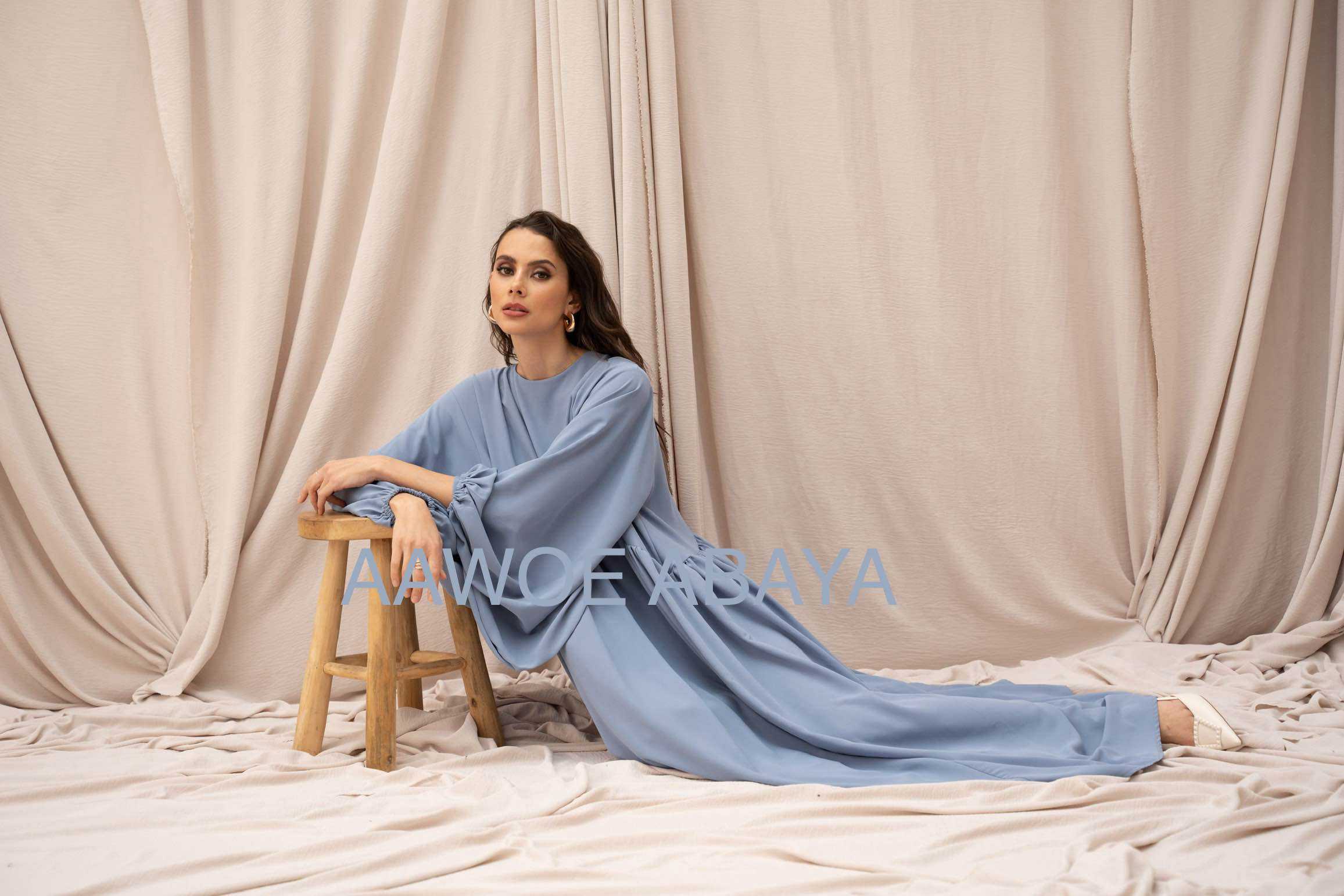 Aawoe Abaya - Wholesale Dress - Women's - Elegant Abaya Dress - 2466-ROB70