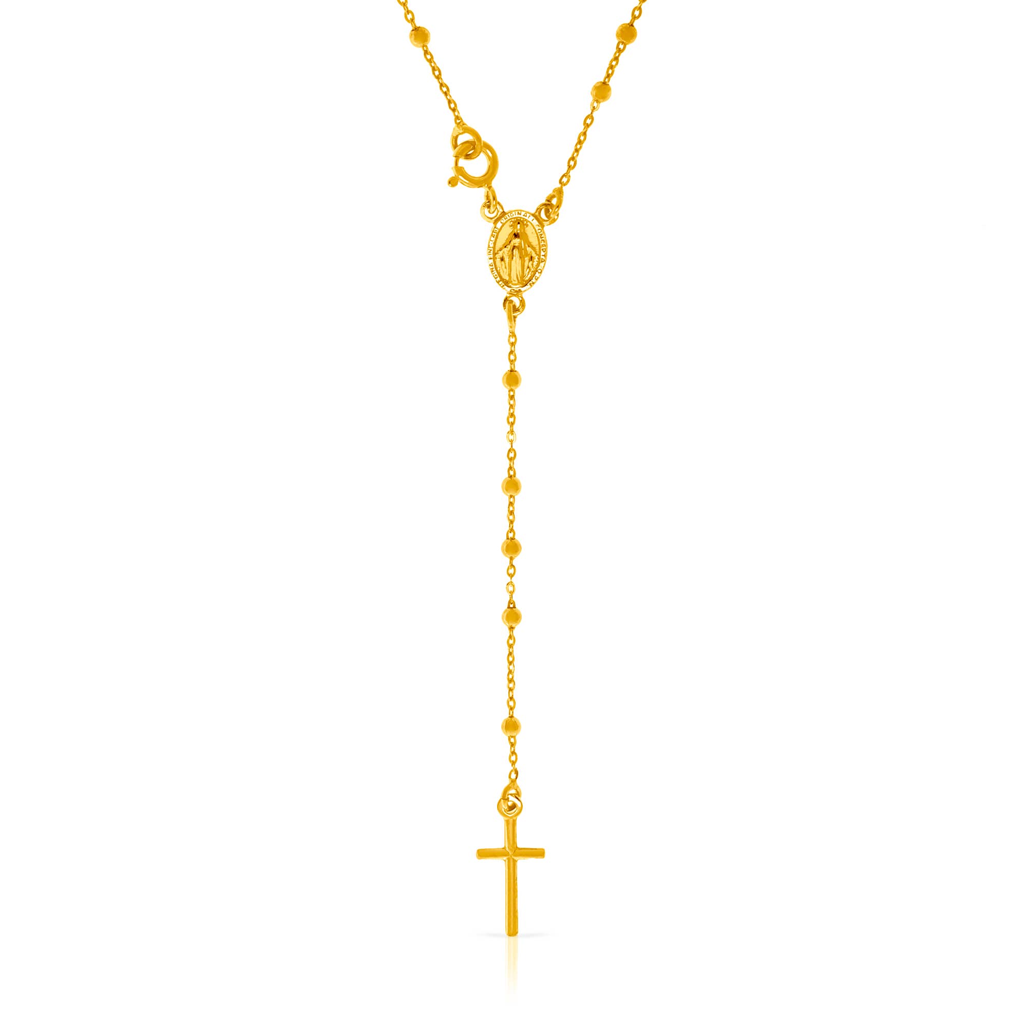 FIRENZE ARTEGIANI - Wholesale Pendant/Charm Necklace - Rosary Necklace with 925 Sterling Silver with silver beads0