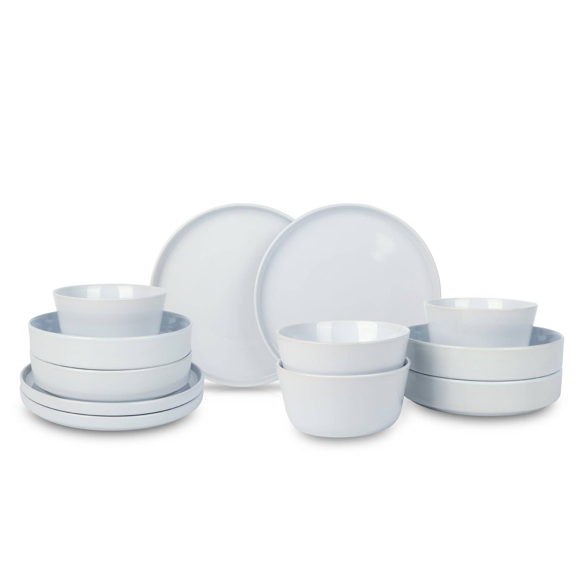 Stone  Lain - Wholesale Dinnerware Set - Celina Stoneware Dinnerware Set, Cereal and Dinner Bowls - White0