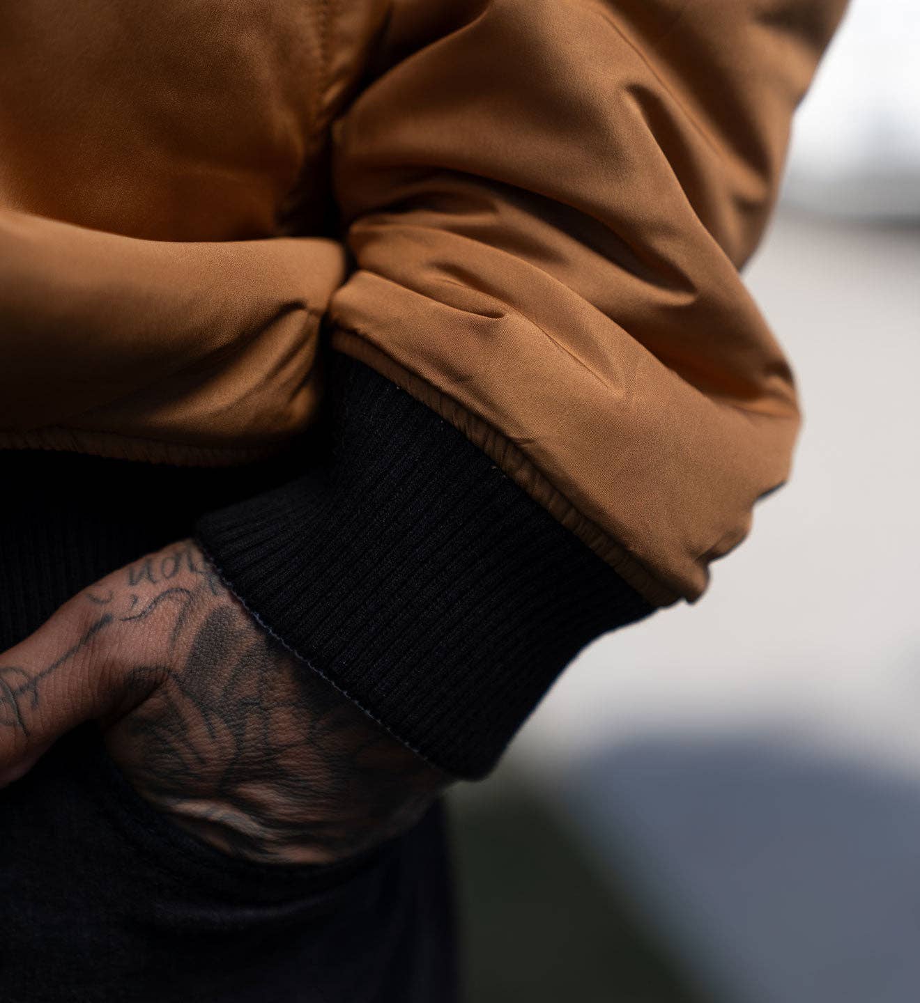 BLACK Strong Arm - Reversible Hooded Jacket for wholesale on Faire14