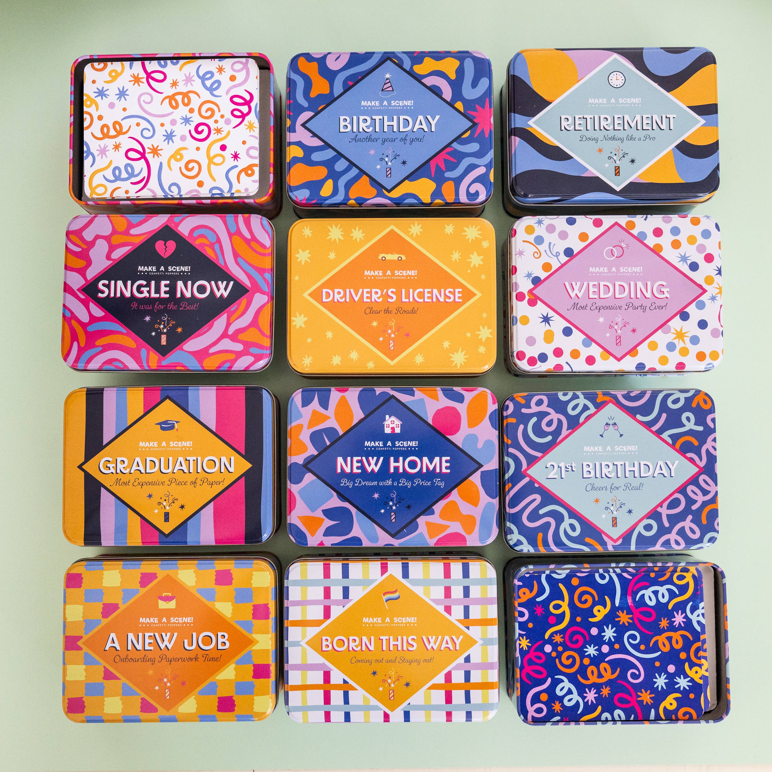 Jollity & Co. + Daydream Society - Wholesale Confetti - Make A Scene Born This Way Confetti Popper Set1