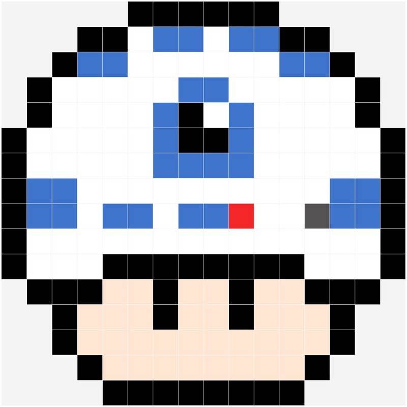 Pix Attack - Wholesale DIY Craft Kit - Mushroom robot0