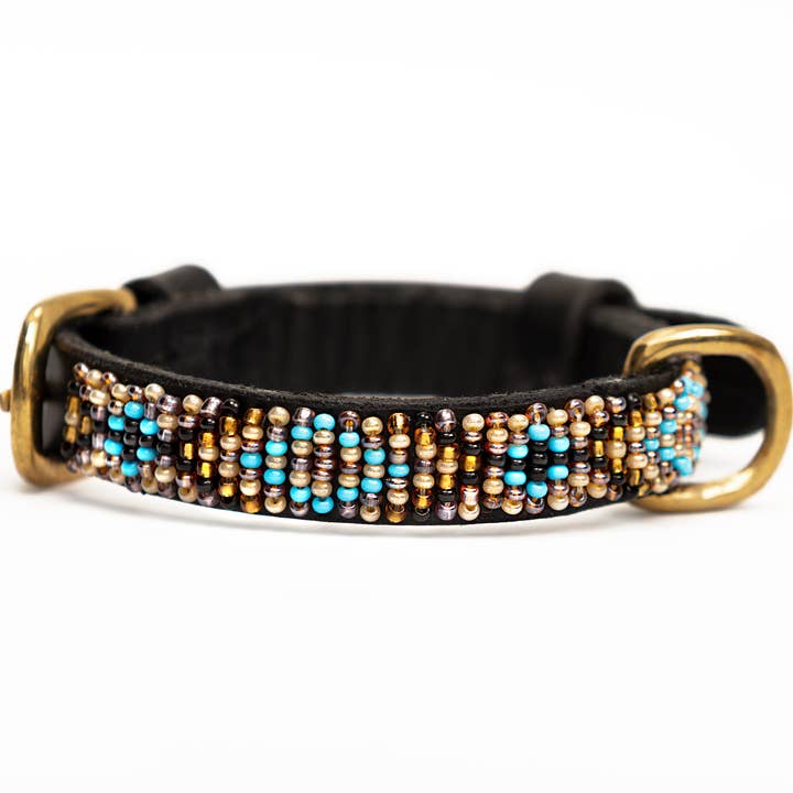 Dog collar Ombima turquoise for wholesale by Kampuni