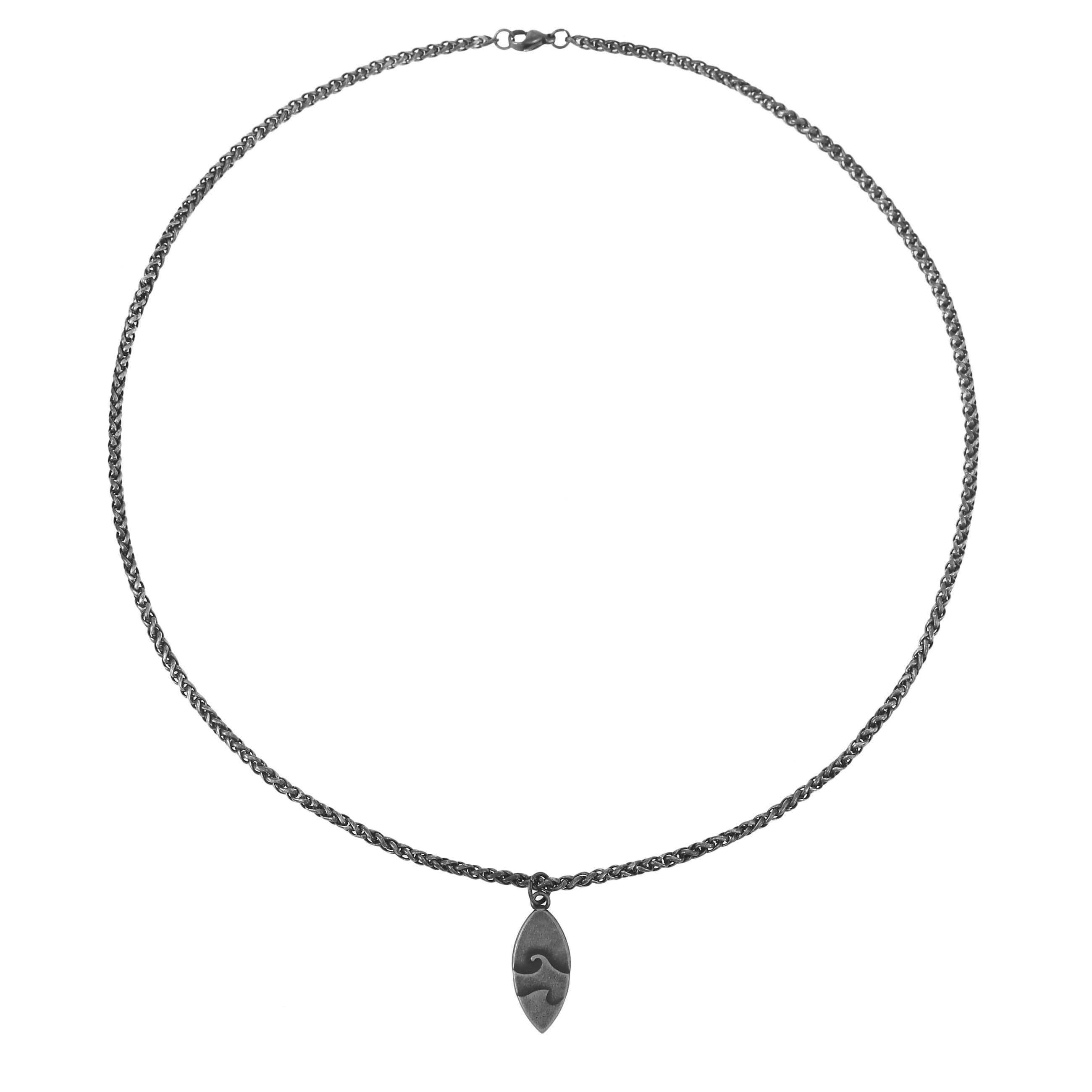 Made By Nami - Wholesale Pendant/Charm Necklace - Surfboard Necklace - Black5