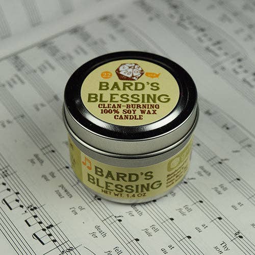Game Master Dice - Wholesale Travel Candles - Bard's Blessing Gaming Candle1