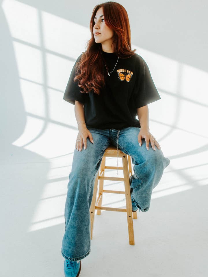 The Good News Apparel - Wholesale Screen Printed T-Shirt - Women's - Made New In Christ Tee2