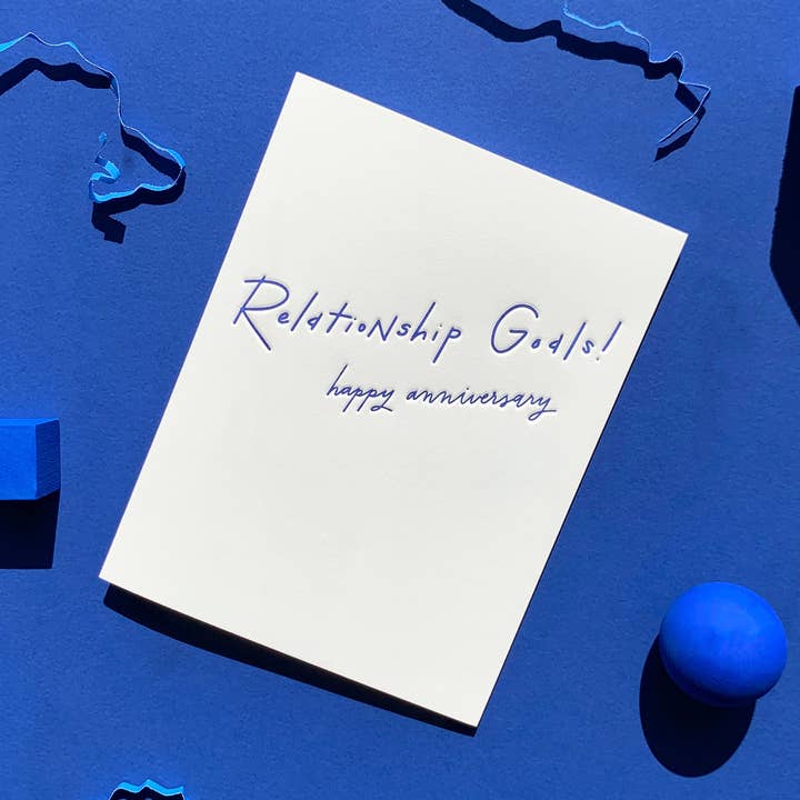 Relationship Goals - Tarjeta de aniversario Love + para venta al por mayor de INK MEETS PAPER