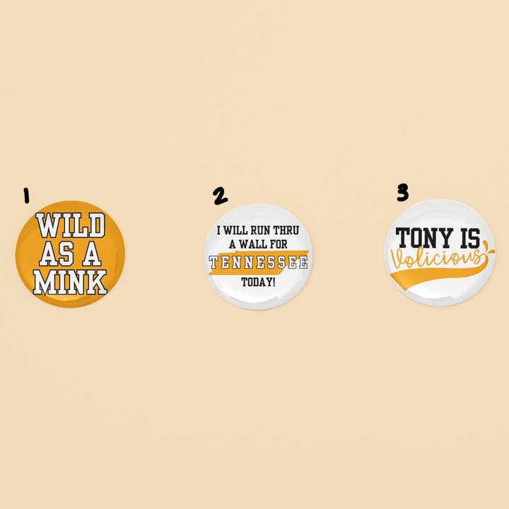 Botões do Dia do Jogo | 3 Opções por atacado de GameDayDrips