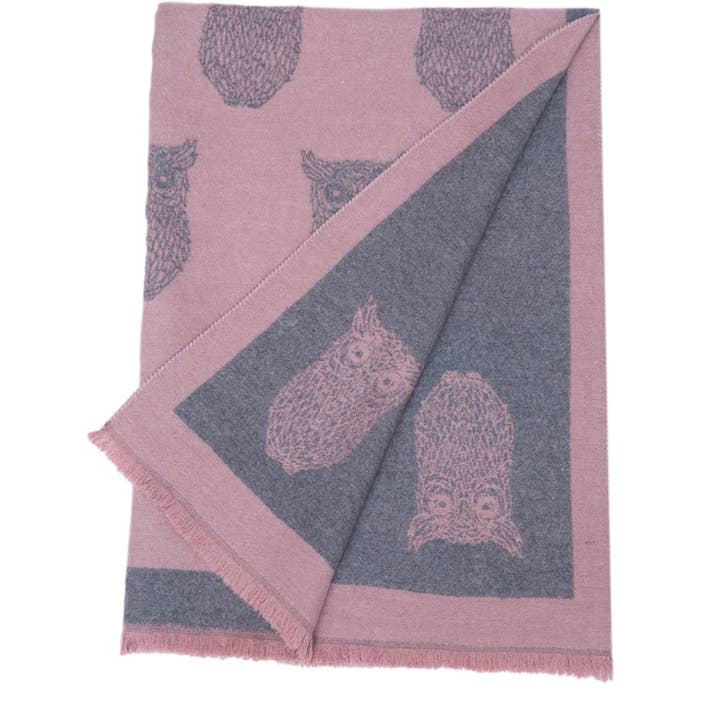 Alba Wholesale - Wholesale Scarf - Women's - Supersoft Owl Scarves1