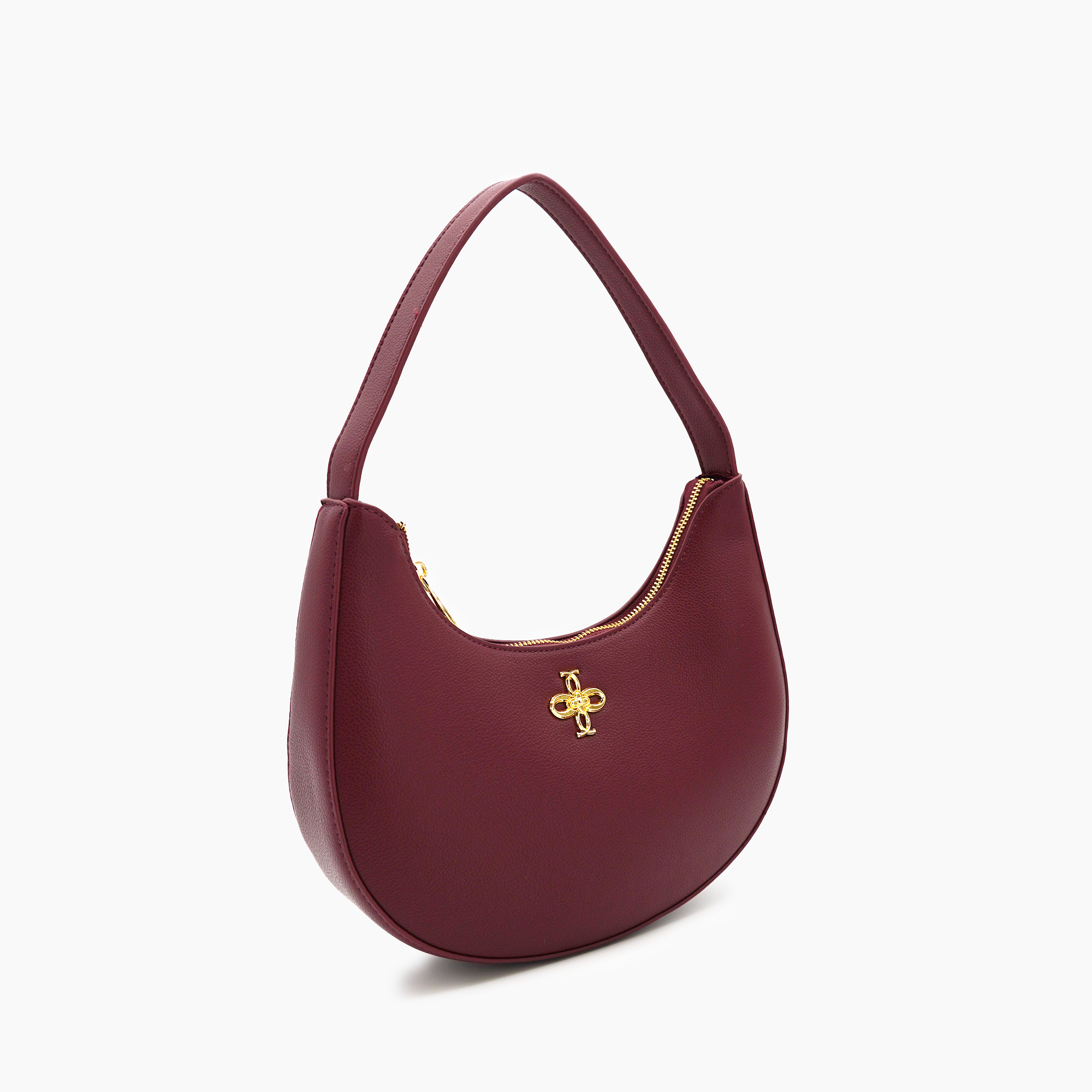 Like Dreams – wholesale Väska med handtag – Dam – Läder Innerficka med Dragkedja Noemie Halvmåne Axelväska11