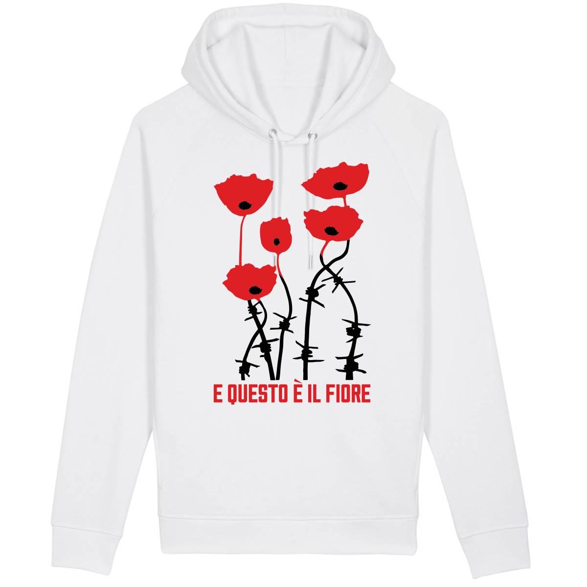 radical-chic - Venta al por mayor Sudadera con capucha - Mujer - Felpa Fiori0