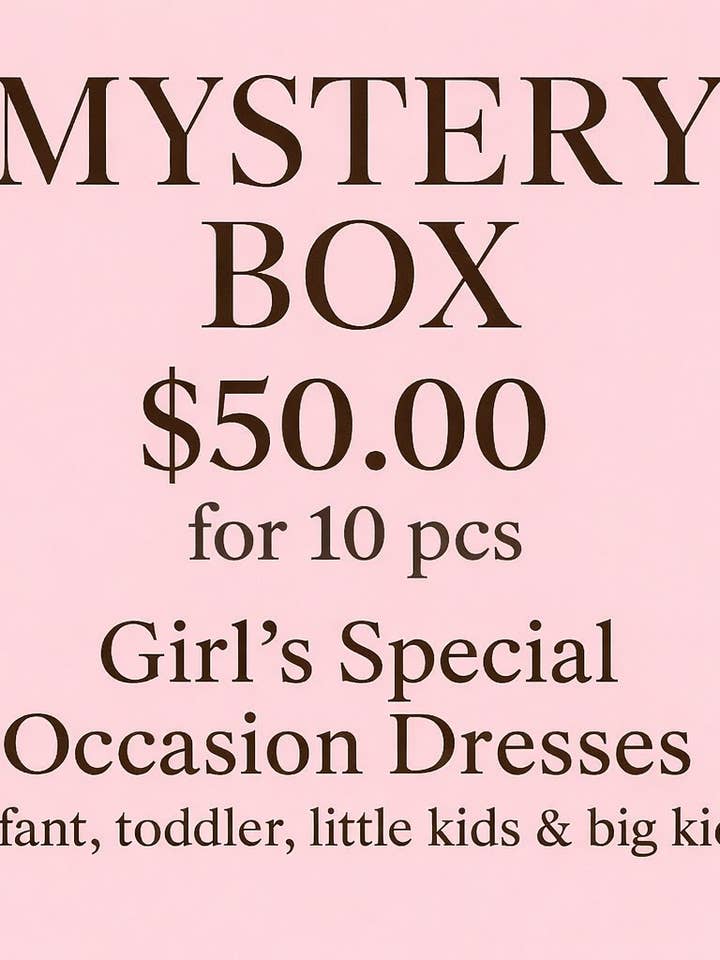 Mystery Box – Girl’s Dresses (10 Pieces) for wholesale by iGirlDress