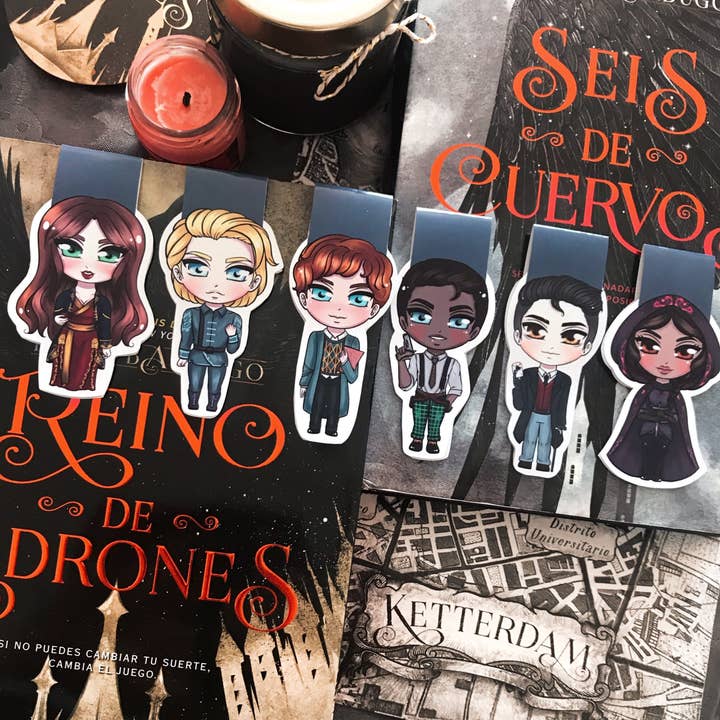 Six Of Crows Magnetic Bookmarks and other Purchase Wholesale six of crows. Free Returns & Net 60 Terms on Faire trending on Faire.