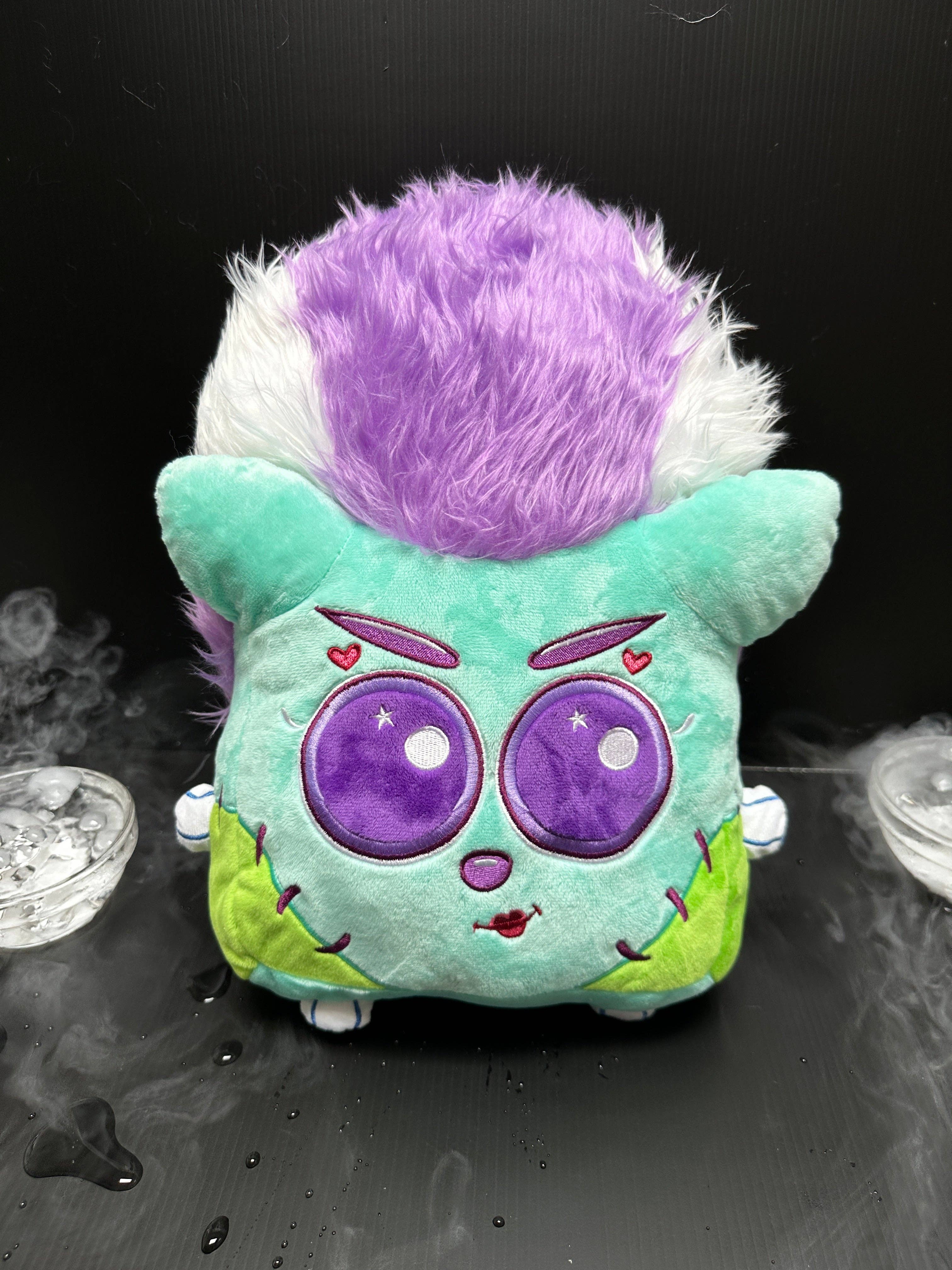 Squaredy Cats - Wholesale Throw/Decorative Pillow - Monster & Bride of Frankenstein Pillow Plushies5