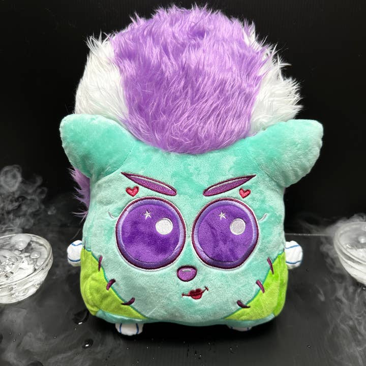 Squaredy Cats - Wholesale Throw/Decorative Pillow - Monster & Bride of Frankenstein Pillow Plushies5