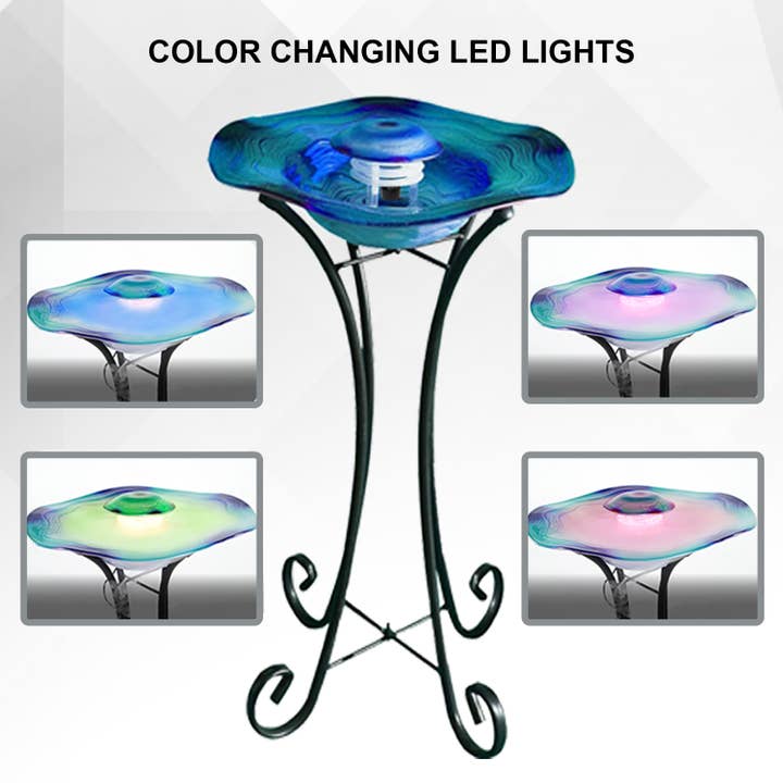 XBrand - Wholesale Electronic Diffuser - XBrand Blue Floor Aromatherapy Mist Fountain/Aroma Diffuser