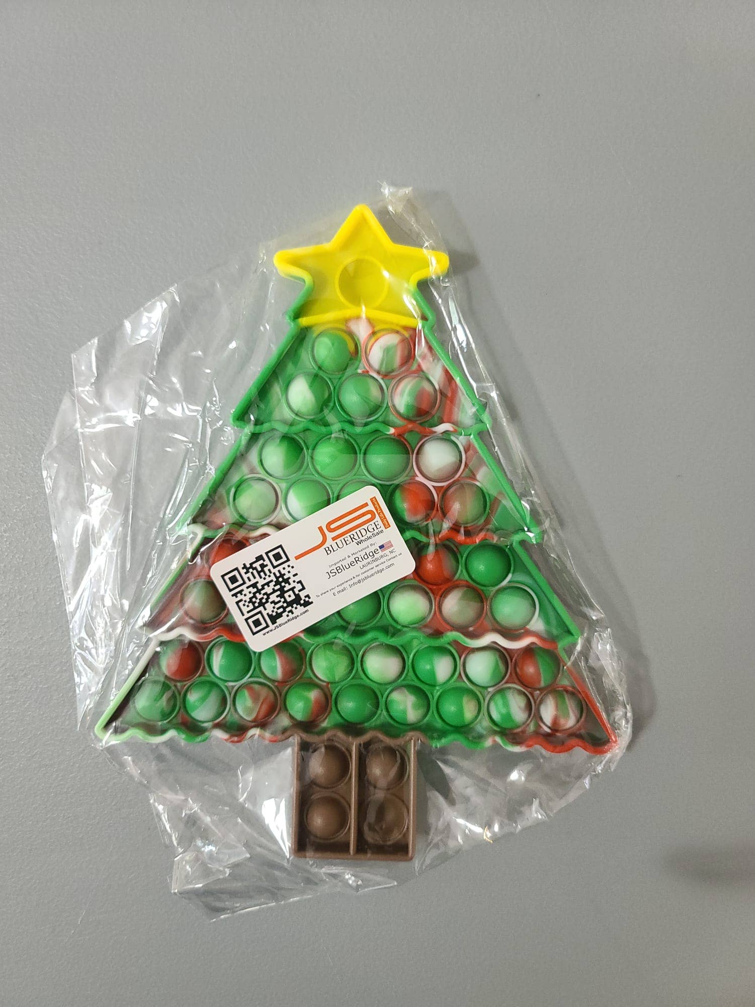 JSBlueRidge Toys - Wholesale Fidget Toy - Kids - Holiday Winter Tree Pop It Fidget Kids Toys25