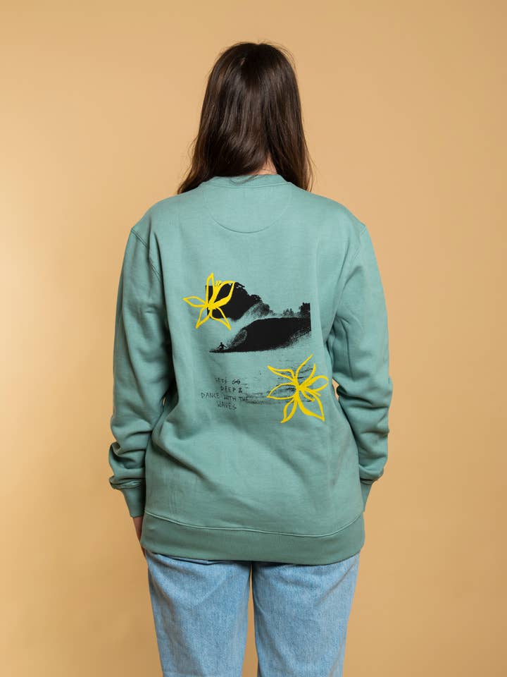 Unisex Go Deep Sweatshirt für den Großhandel von Emocean