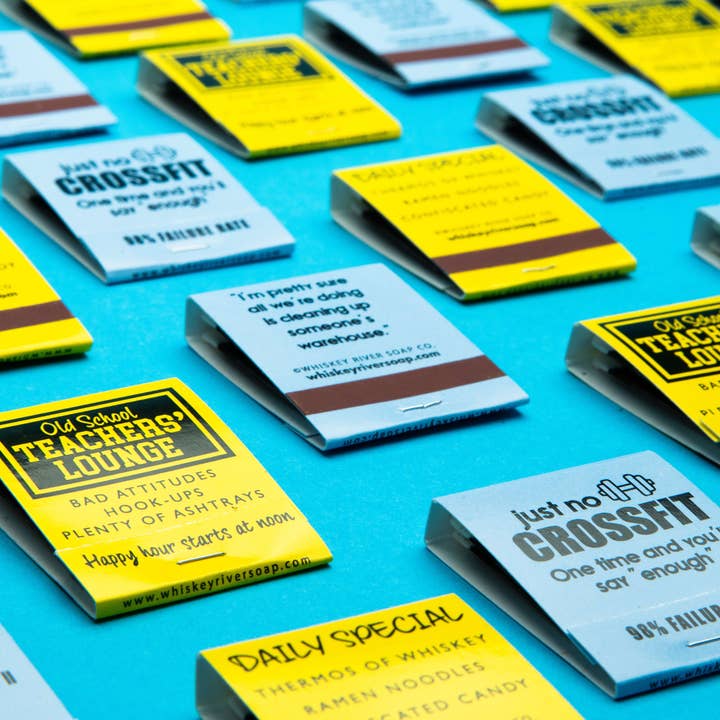Whiskey River Soap Co. - Wholesale Matches - The Original Matchbooks | Funny Matches1