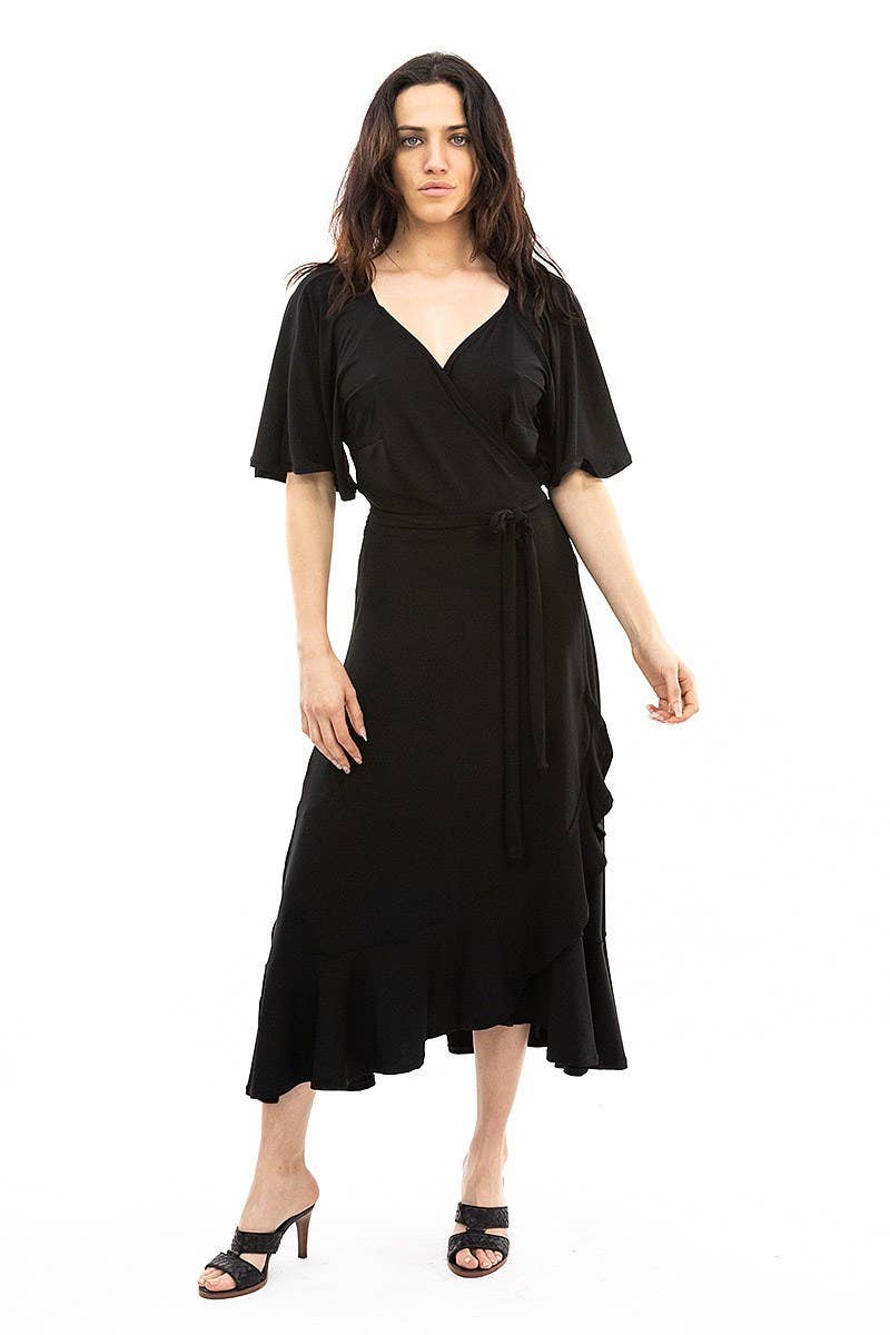 Matrushka - Wholesale Dress - Women's - Black Scarlet Dress0