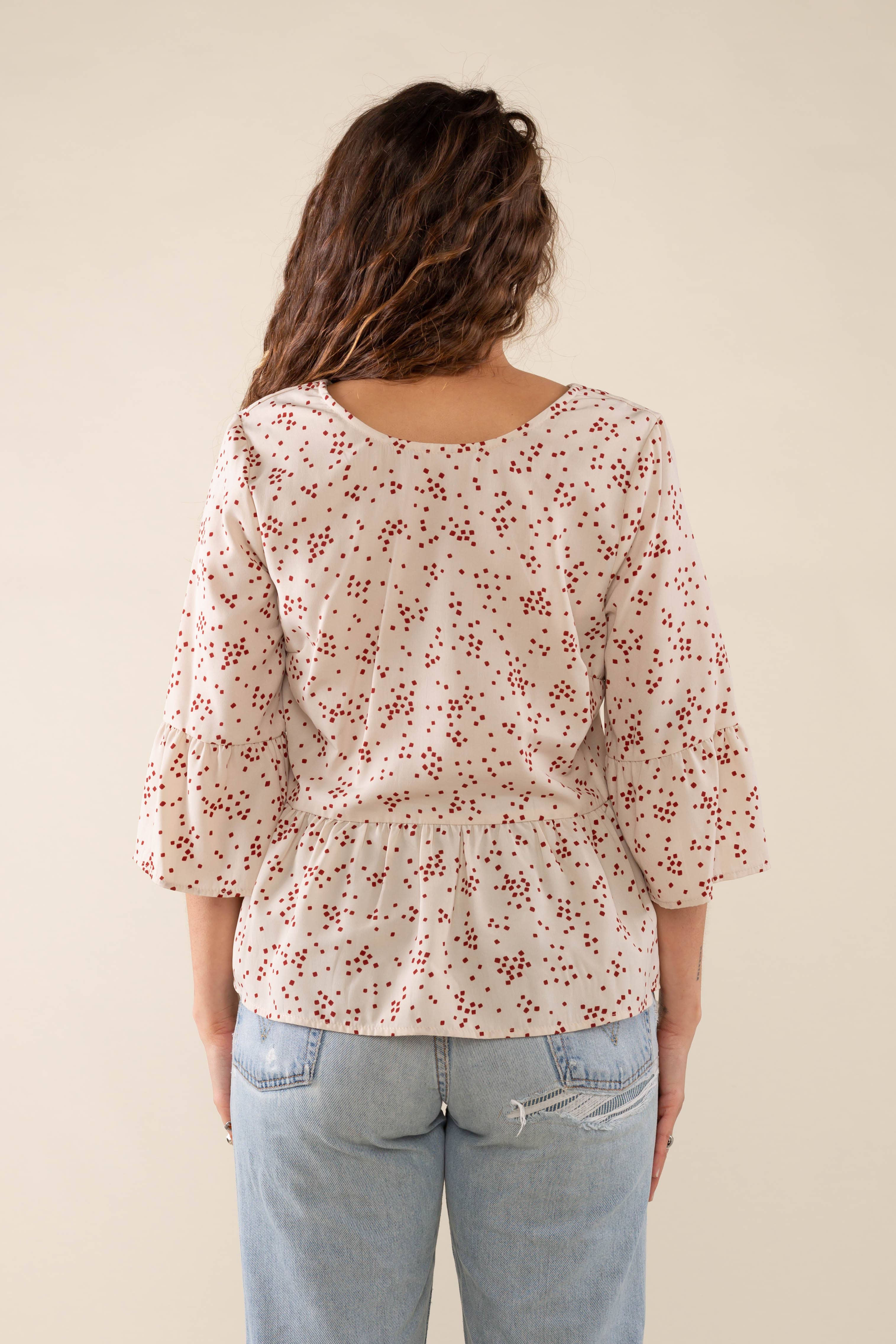 NLT - Wholesale Blouse - Dames - Milan omkeerbare blouse1