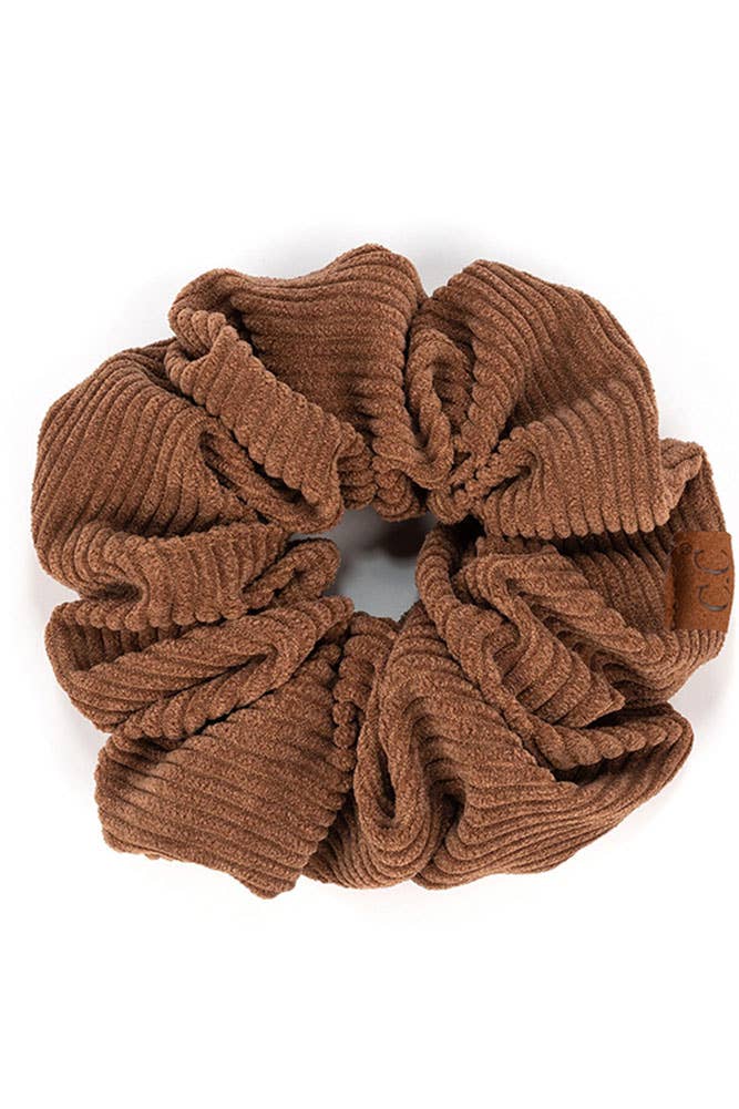 Hana - Wholesale Scrunchie - Women's - C.C Corduroy Solid Color Soft Scrunchies4