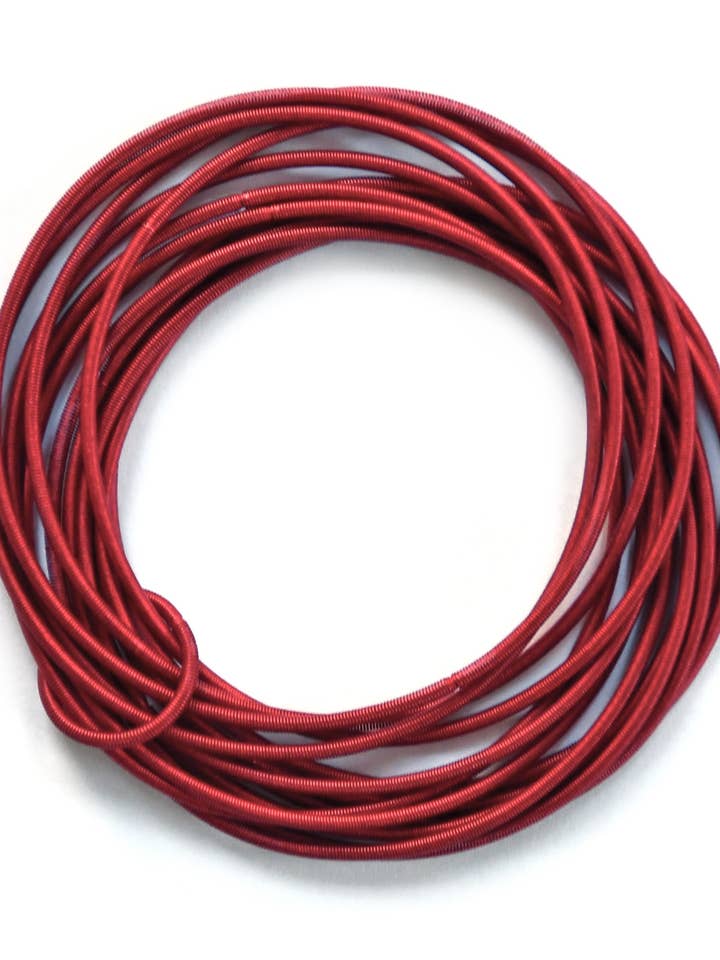 Multi Strand Red Wire Beaded Bracelet for wholesale by Sea Lily