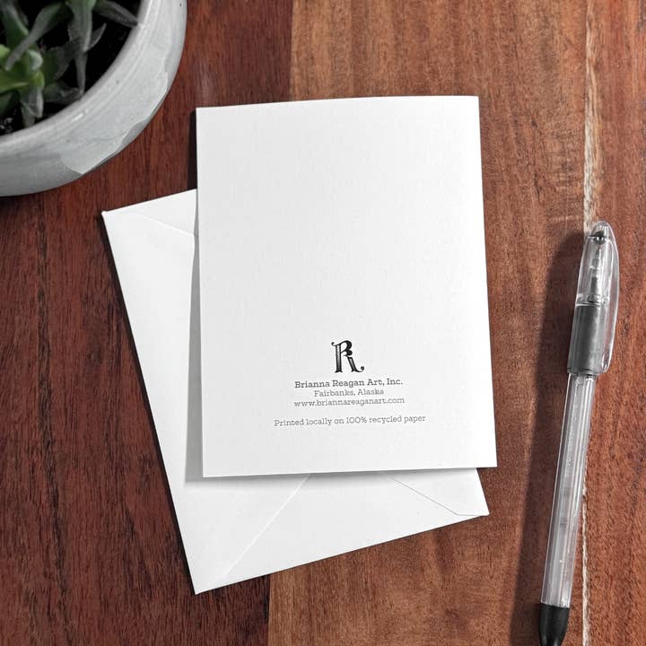 Brianna Reagan Creates - Wholesale Thank You Card - Ginkgo / Thank You Greeting Card2