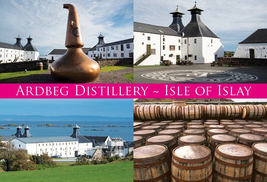 Island Blue Publishing – wholesale Magnet – Photographic Magnet Ardbeg Distillery0