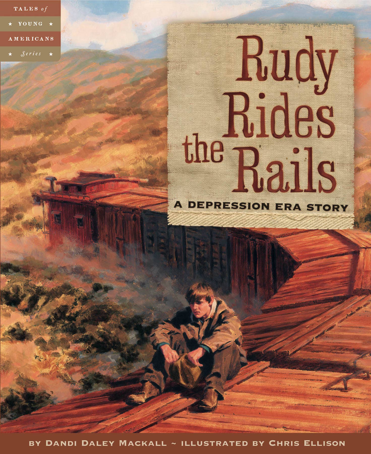 Sleeping Bear Press - Wholesale Historical Fiction - Rudy Rides the Rails: A Depression Era Story Picture Book0