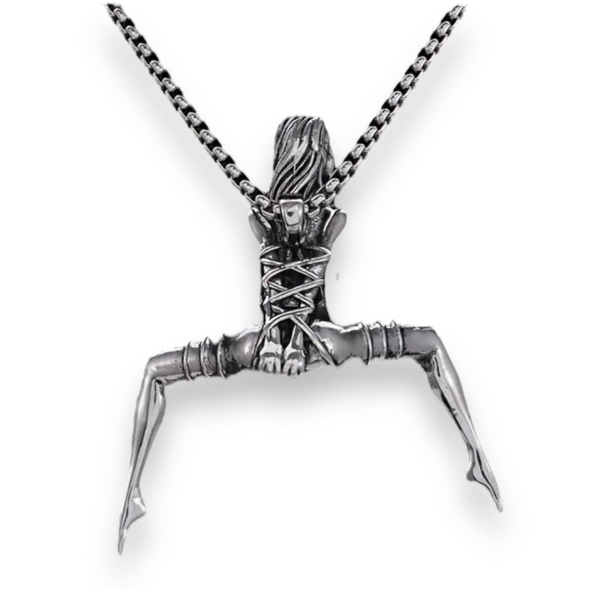 Kinky Pleasure - Vente Colliers à pendentif - Kinky Pleasure - T036 - Collier femme sexy jambes écartées en bondage7