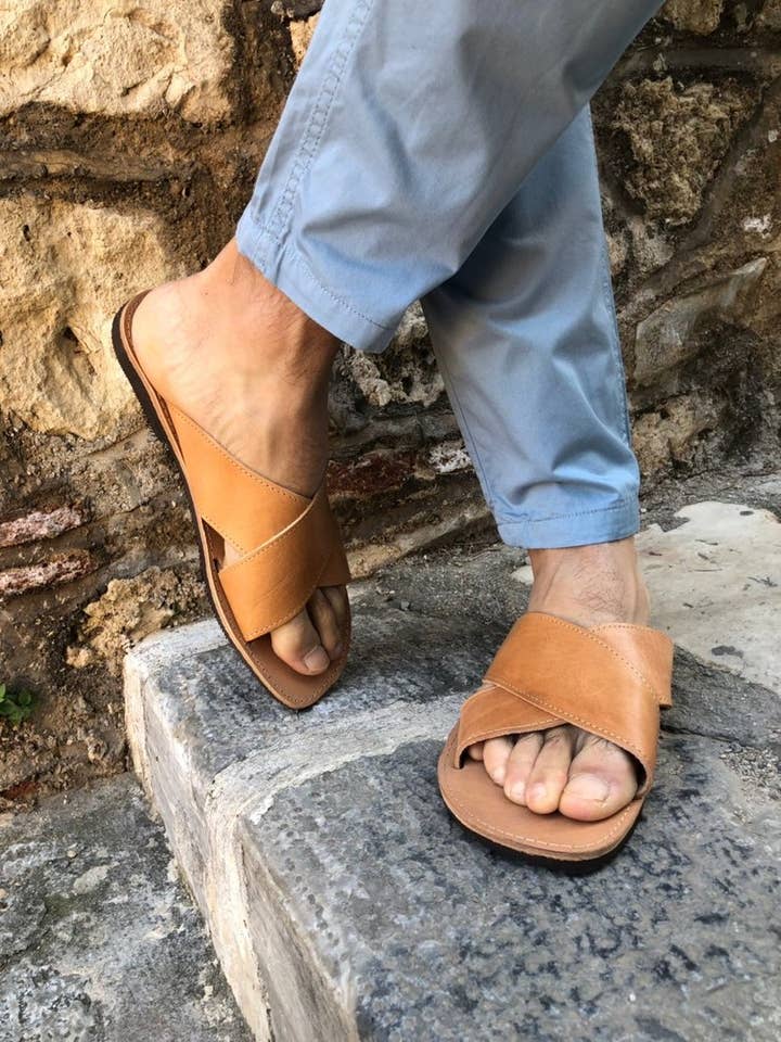 Mens Sandals X, Leather Sandals för wholesale av Christina Christi