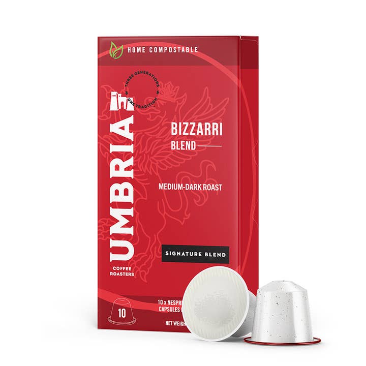 Bizzarri Blend - Nespresso Compostable Capsules (200 Ct) for wholesale by Caffe Umbria
