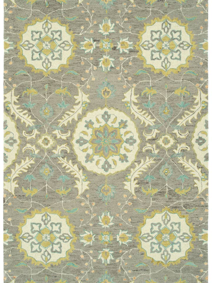 Chancellor Collection Graphite 5'x7'9" Rectangle Area Rug for wholesale by contempo fashion