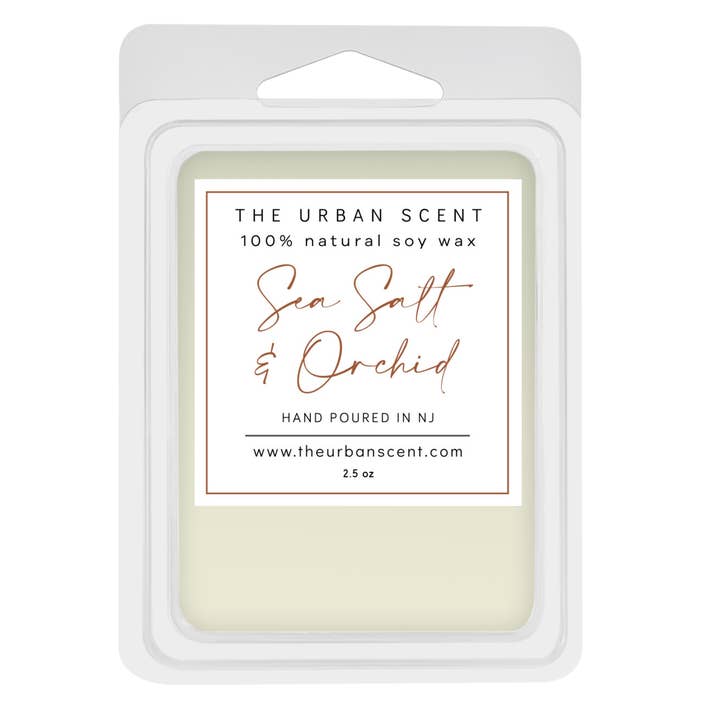 Sea Salt & Orchid Soy Wax Melts for wholesale by The Urban Scent - Scented Soy Candles & Wax Melts