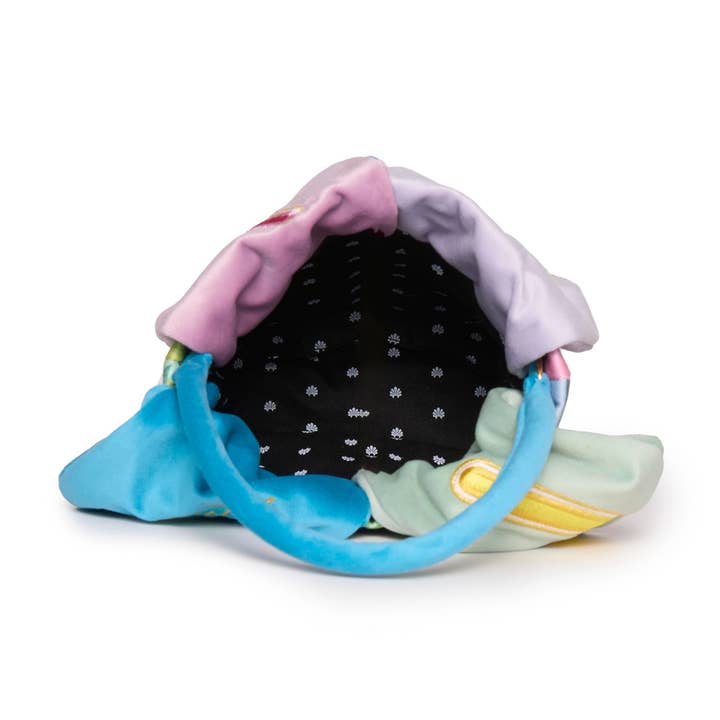 Lele Sadoughi - Wholesale Top Handle Bag - Women's - BLACK COLUMNS THE MET X LELE KLEE EMBROIDERED COLUMNS BAG2