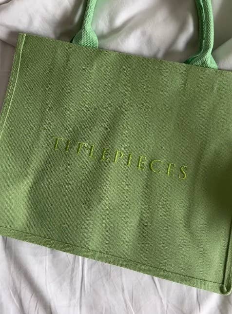 TitlePieces - Wholesale Tote Bag - Women's - Shopper Tote Bags (Green, Pink, Blue)6