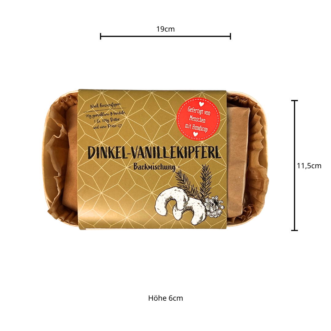 Wunderle GmbH - Wholesale Cookie Mix - Spelt vanilla kipferl Christmas baking mix2