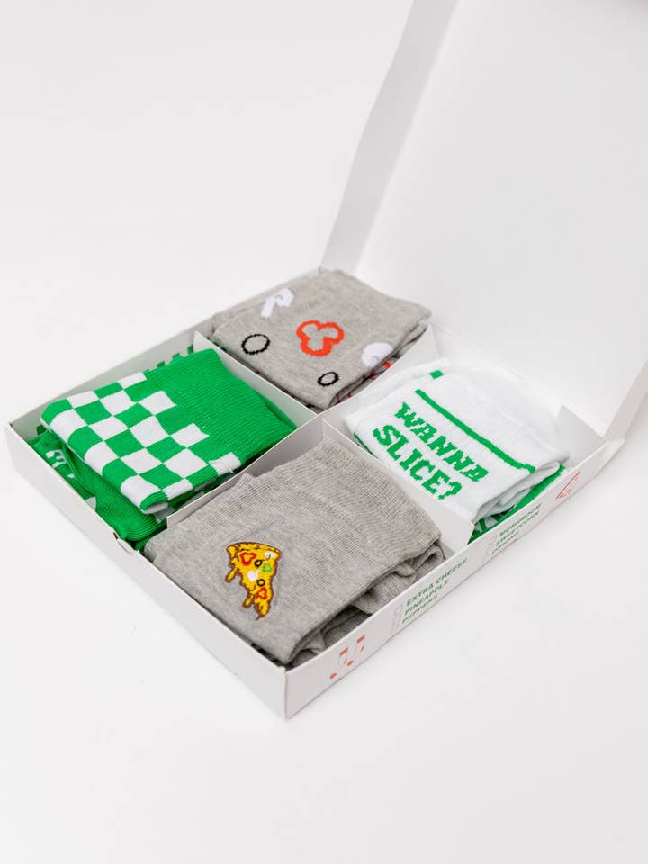 Avenue Wholesale - Wholesale Socks - Unisex - Veggie Pizza Sock Set2